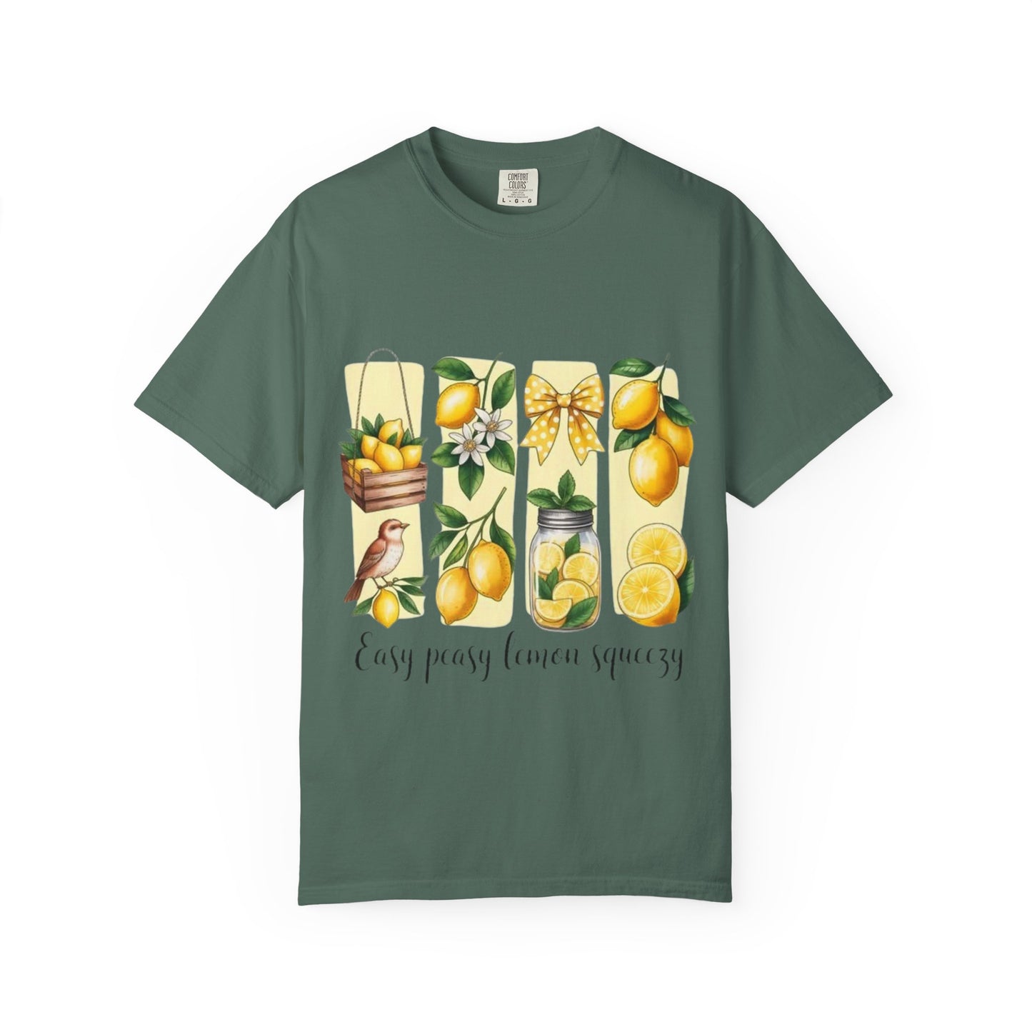 Lemon Garden T-Shirt — "Easy Peasy Lemon Squeezy" Summer Citrus Tee