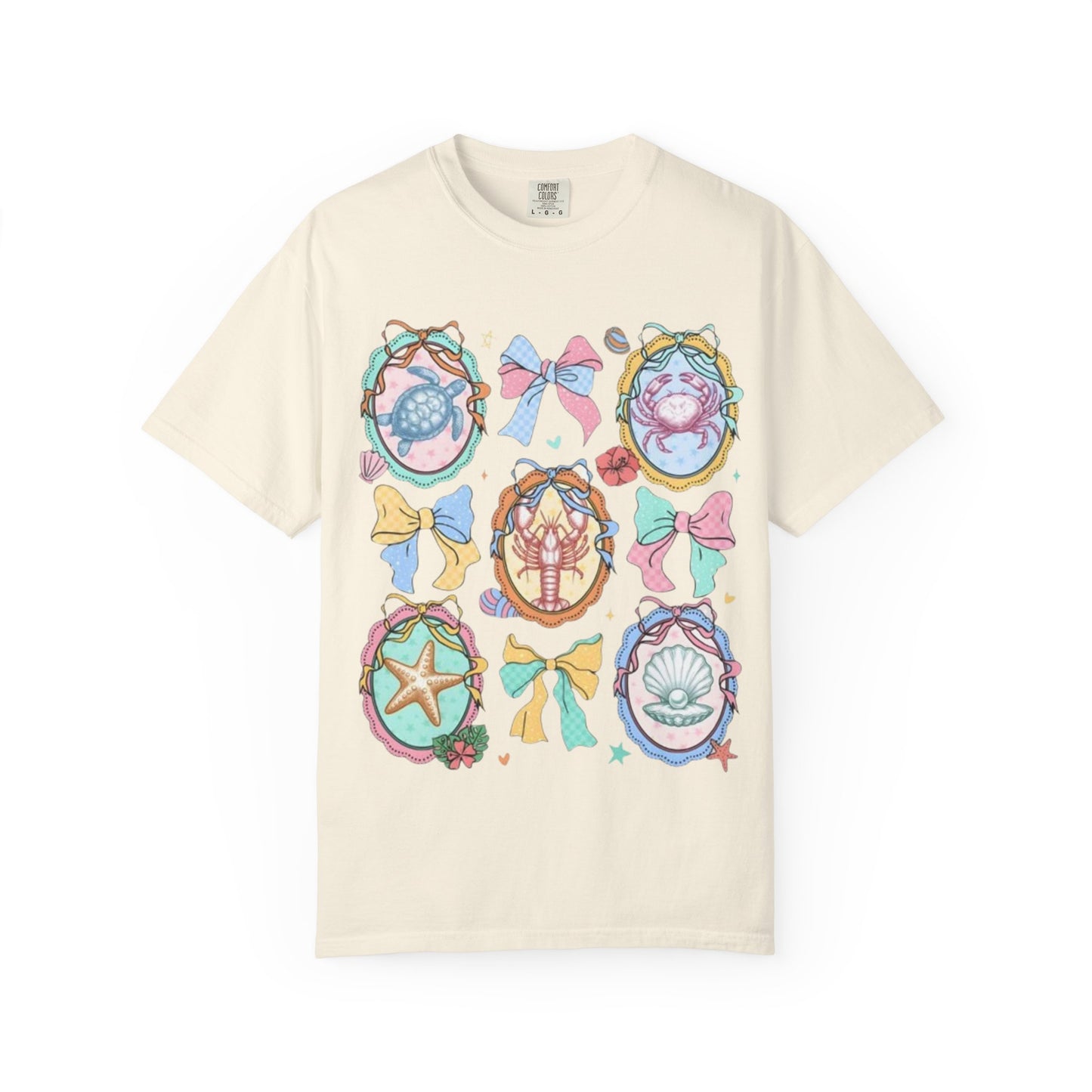 Seashell & Ribbon Graphic T-Shirt