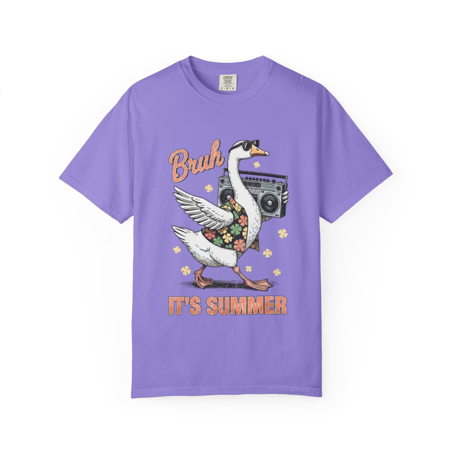 Goose Graphic Tee — "Bruh It’s Summer"