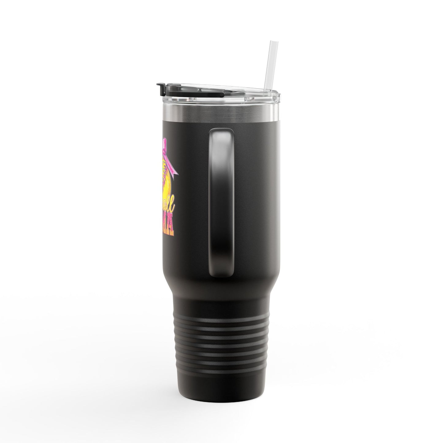 40oz Insulated Travel Mug — Summer Mama Lemonade Design