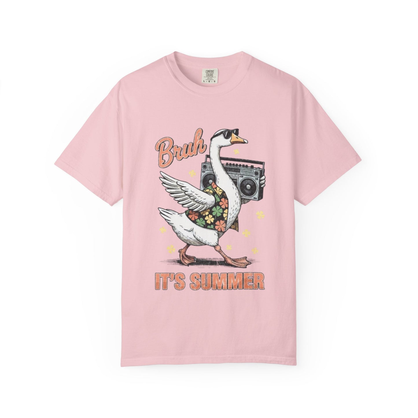 Goose Graphic Tee — "Bruh It’s Summer"