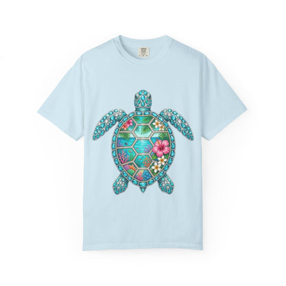 Sea Turtle Floral T-Shirt — Tropical Hawaiian