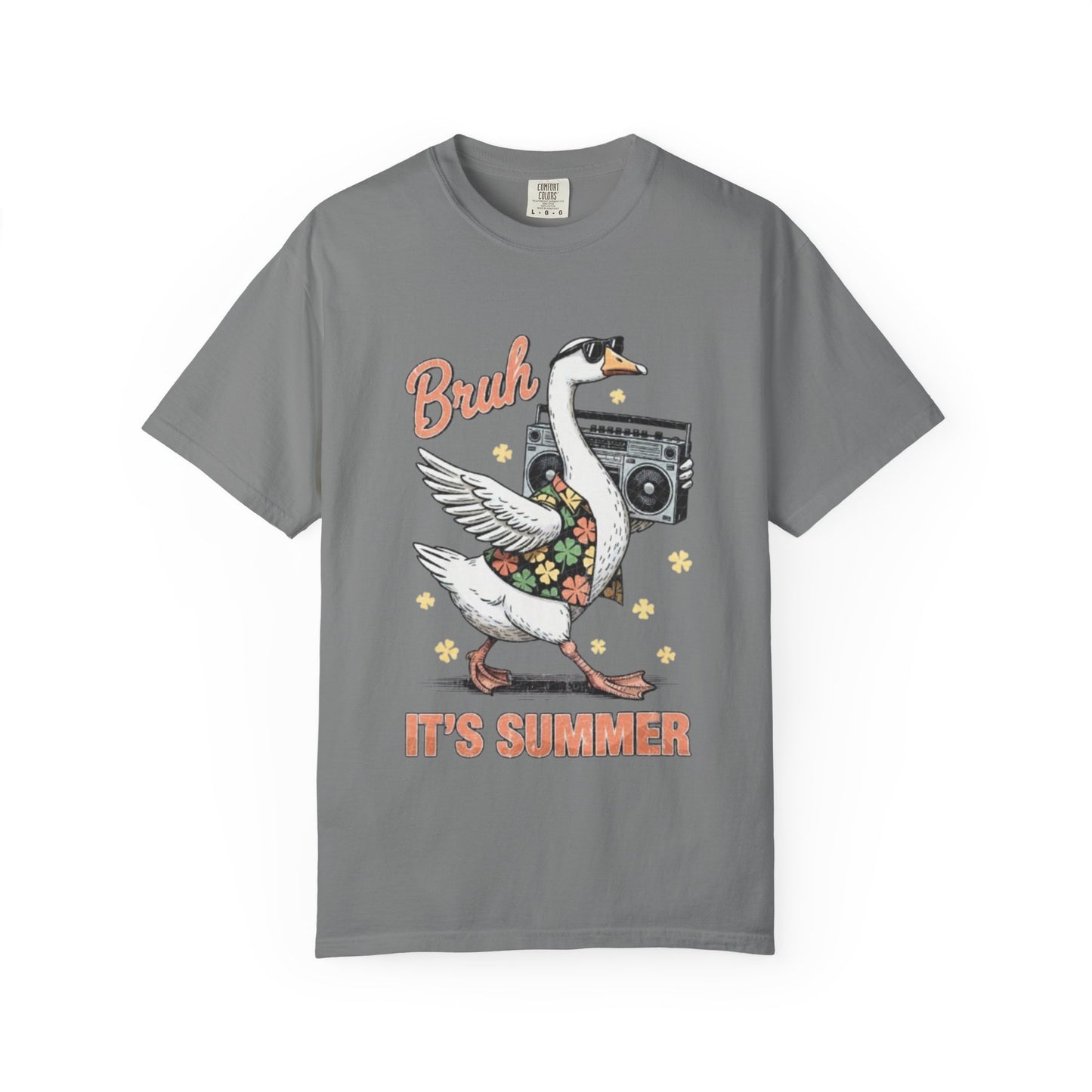 Goose Graphic Tee — "Bruh It’s Summer"