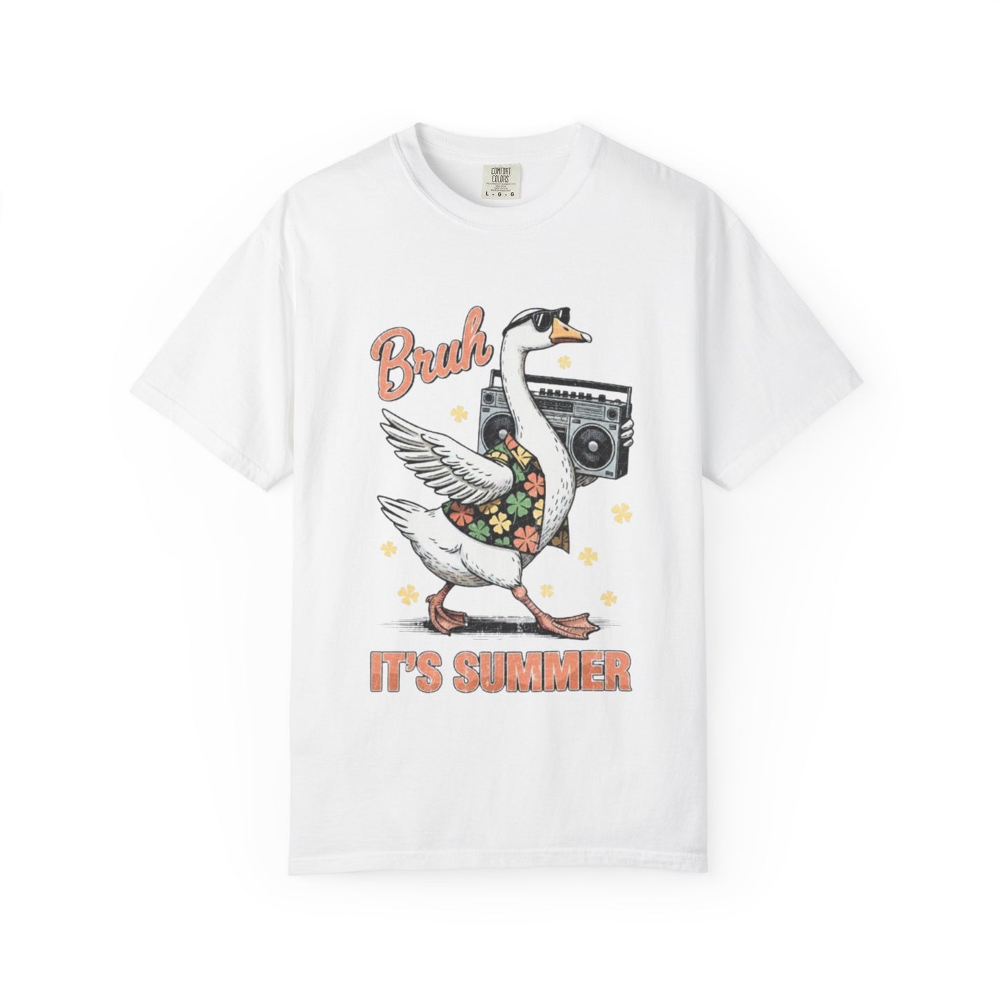 Goose Graphic Tee — "Bruh It’s Summer"