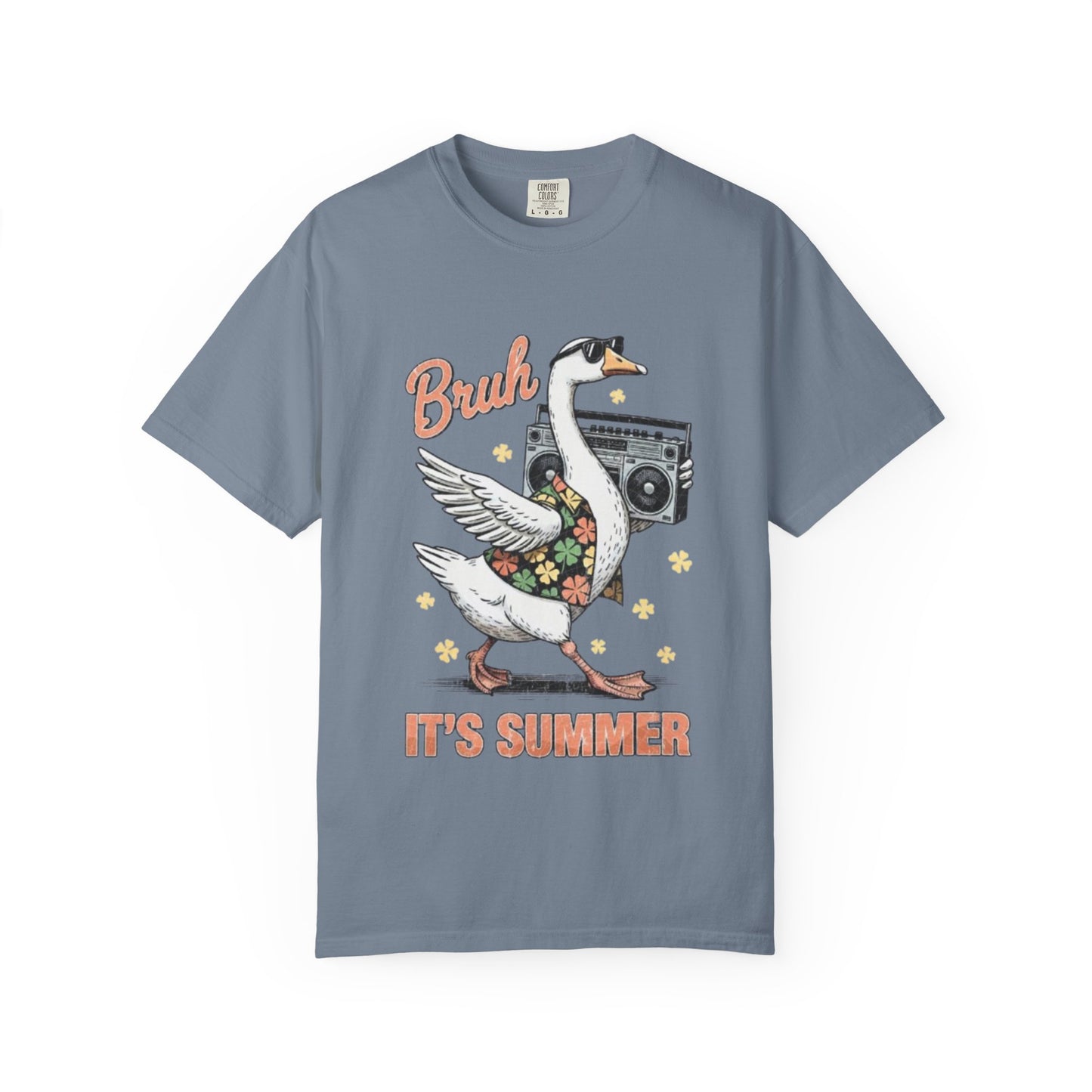 Goose Graphic Tee — "Bruh It’s Summer"