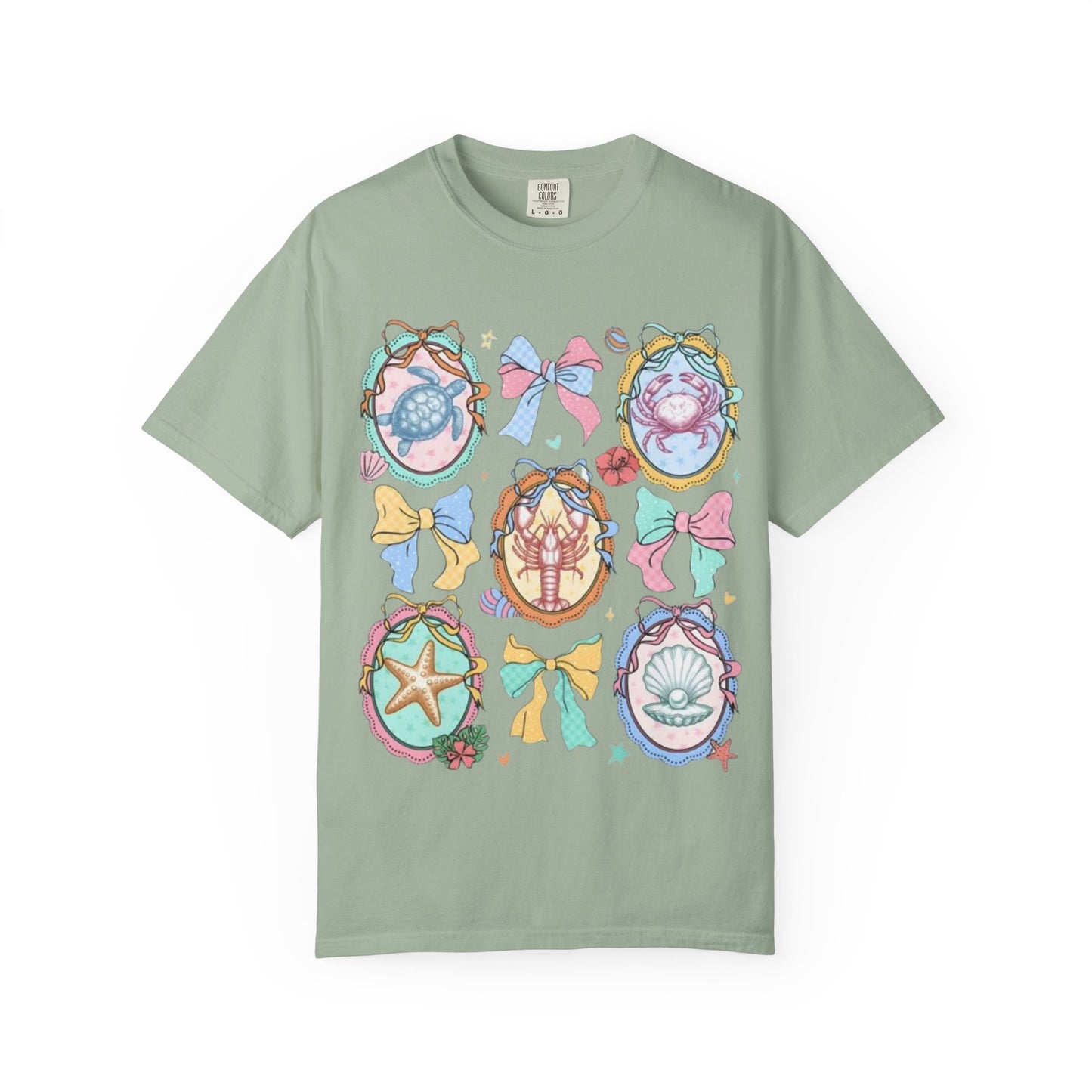 Seashell & Ribbon Graphic T-Shirt