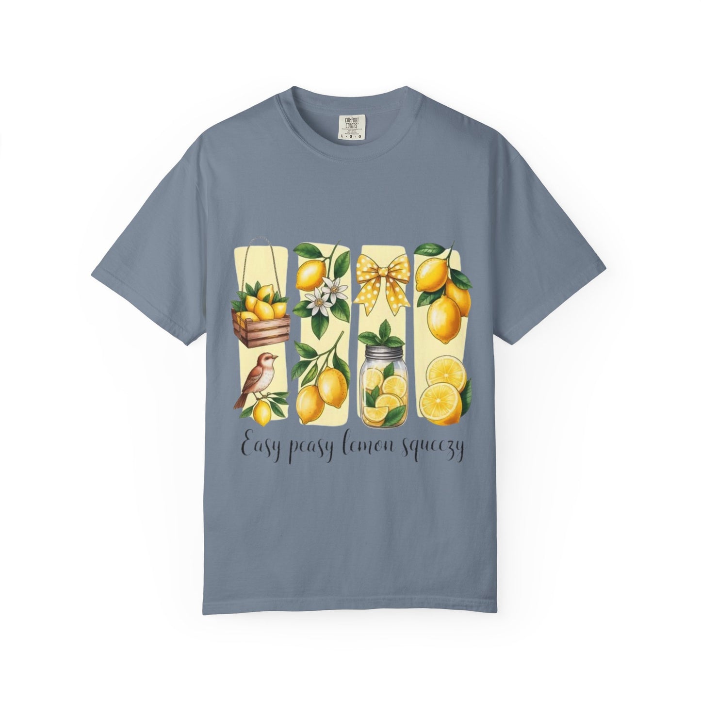 Lemon Garden T-Shirt — "Easy Peasy Lemon Squeezy" Summer Citrus Tee