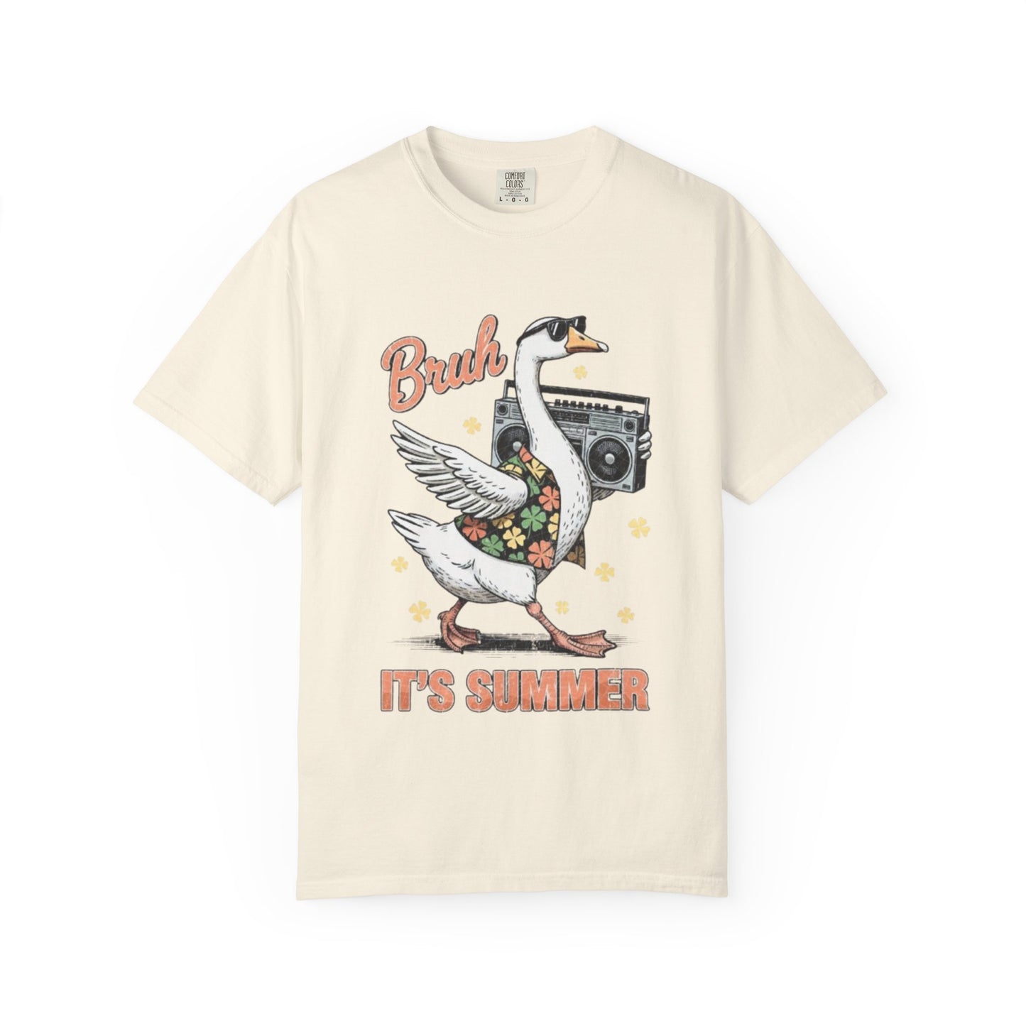 Goose Graphic Tee — "Bruh It’s Summer"