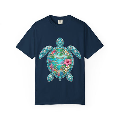 Sea Turtle Floral T-Shirt — Tropical Hawaiian