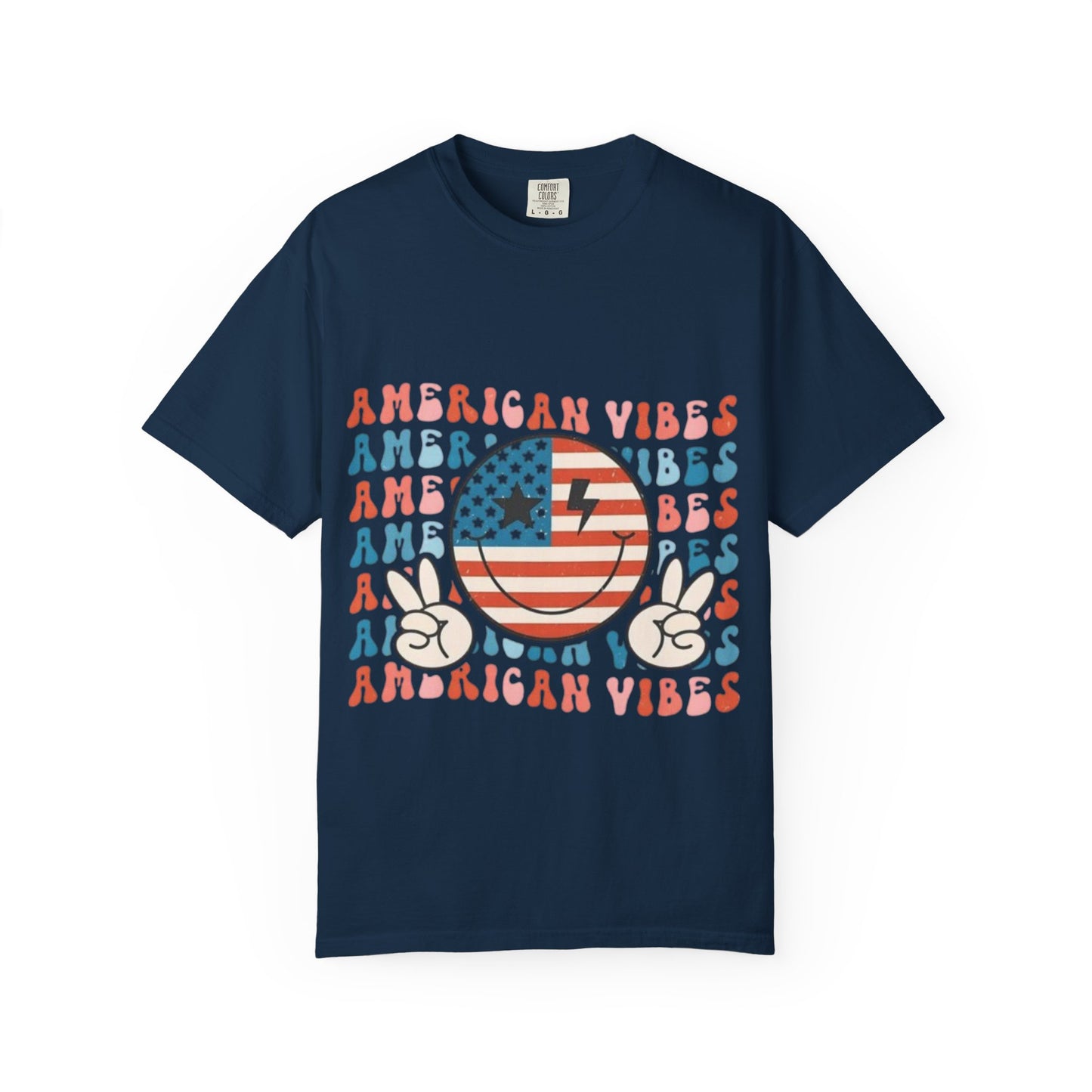 American Vibes Retro Flag T-Shirt