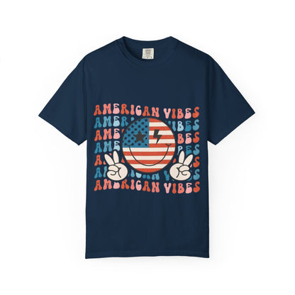 American Vibes Retro Flag T-Shirt
