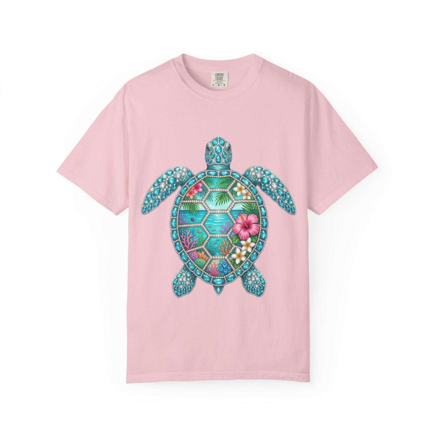 Sea Turtle Floral T-Shirt — Tropical Hawaiian