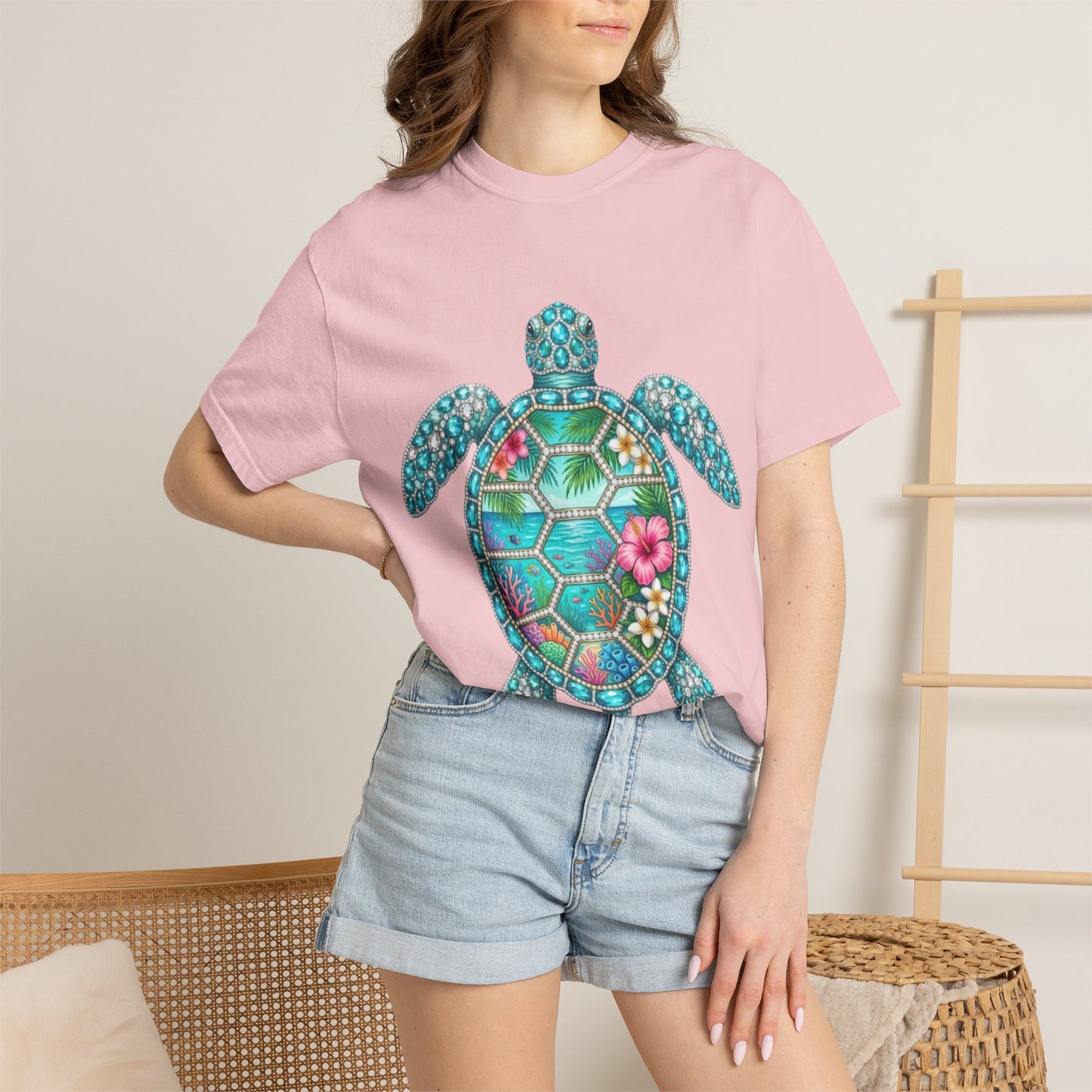 Sea Turtle Floral T-Shirt — Tropical Hawaiian