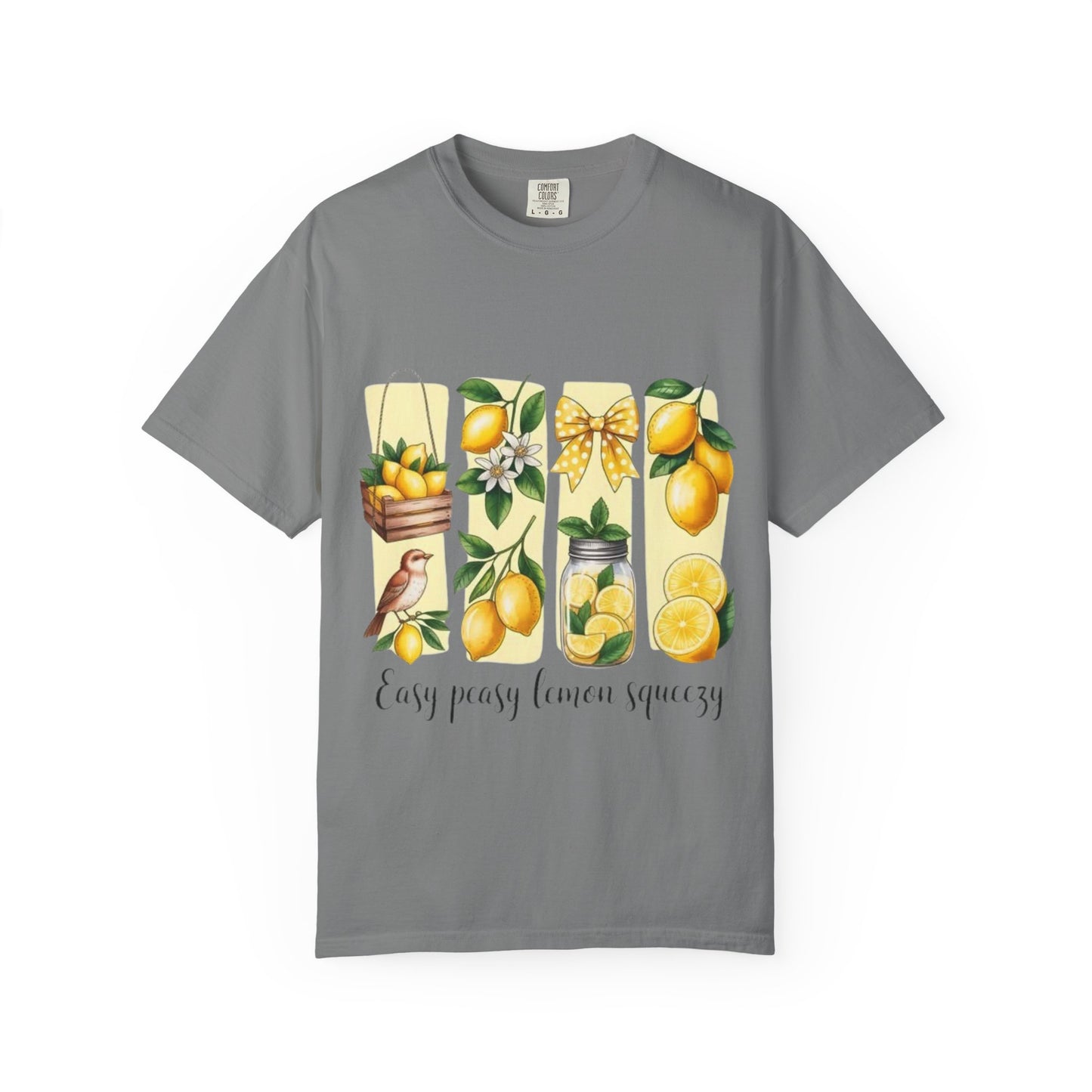 Lemon Garden T-Shirt — "Easy Peasy Lemon Squeezy" Summer Citrus Tee