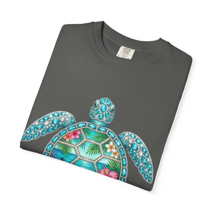 Sea Turtle Floral T-Shirt — Tropical Hawaiian
