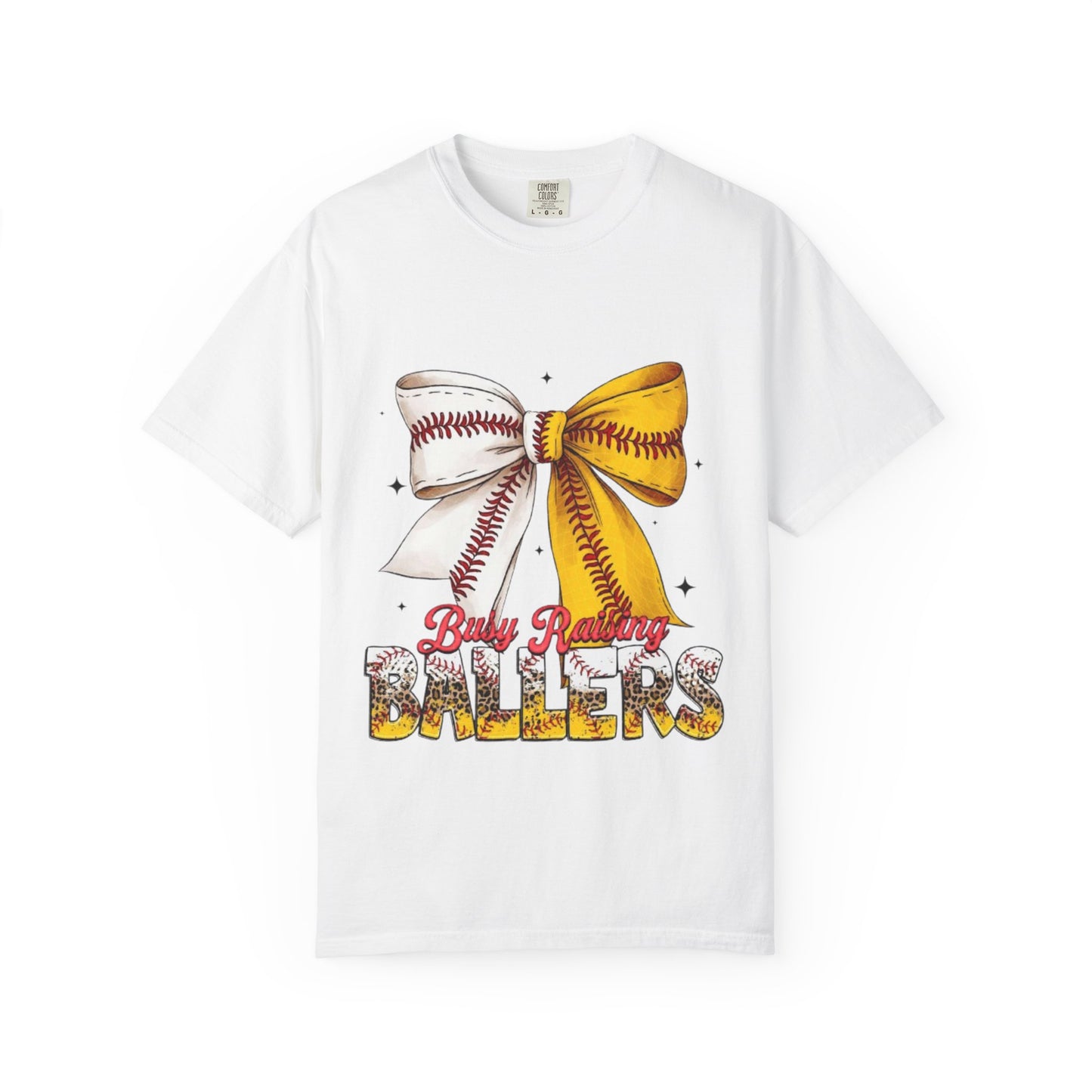 Softball Bow 'Baby Roaring Ballers' Graphic Tee