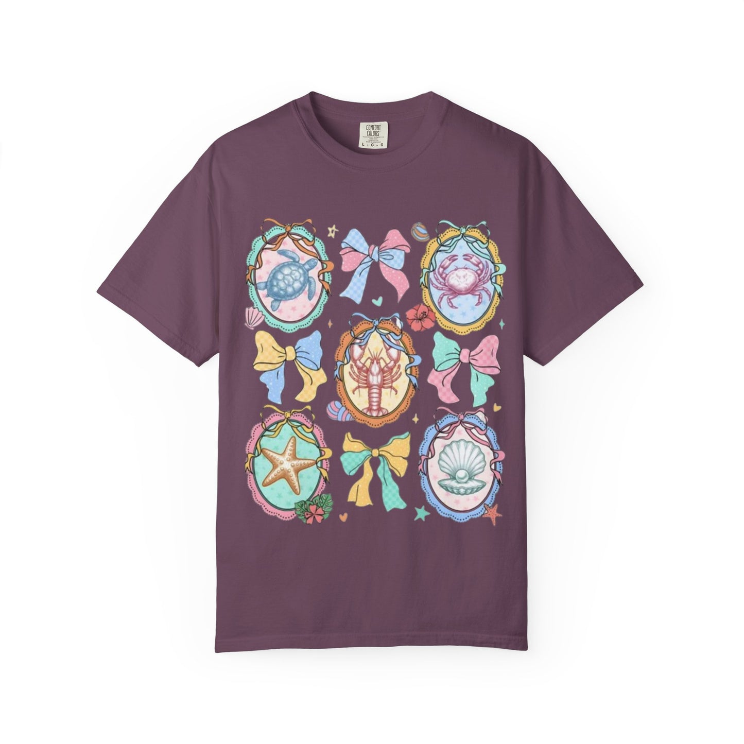 Seashell & Ribbon Graphic T-Shirt