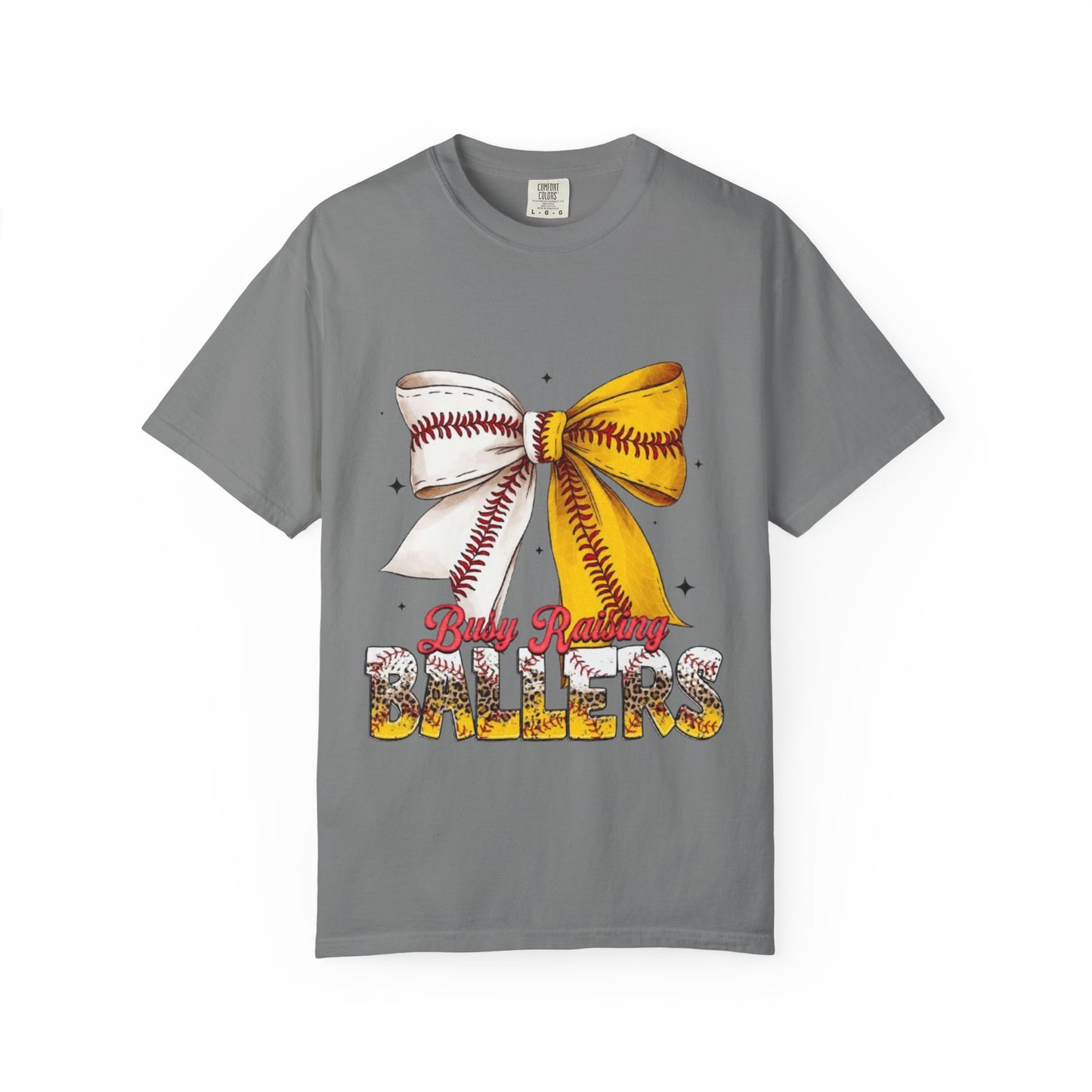Softball Bow 'Baby Roaring Ballers' Graphic Tee