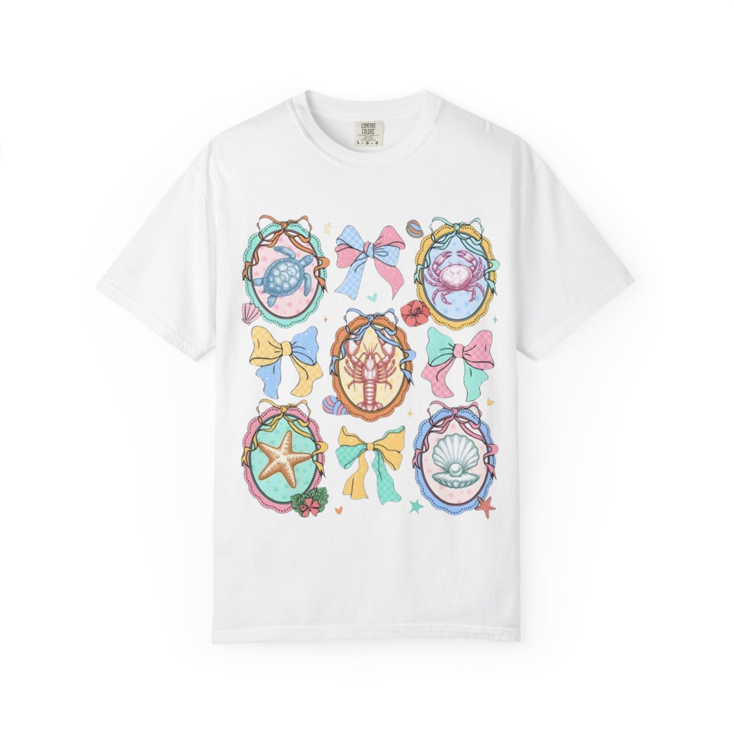 Seashell & Ribbon Graphic T-Shirt