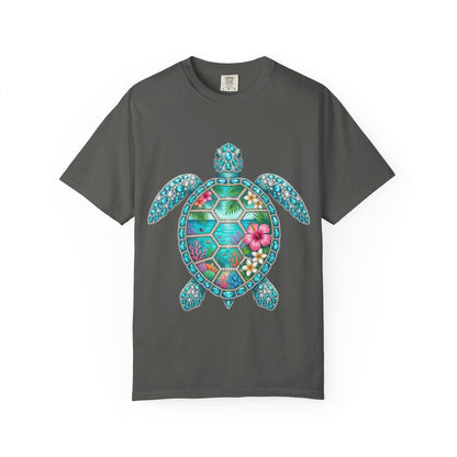 Sea Turtle Floral T-Shirt — Tropical Hawaiian