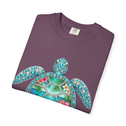 Sea Turtle Floral T-Shirt — Tropical Hawaiian