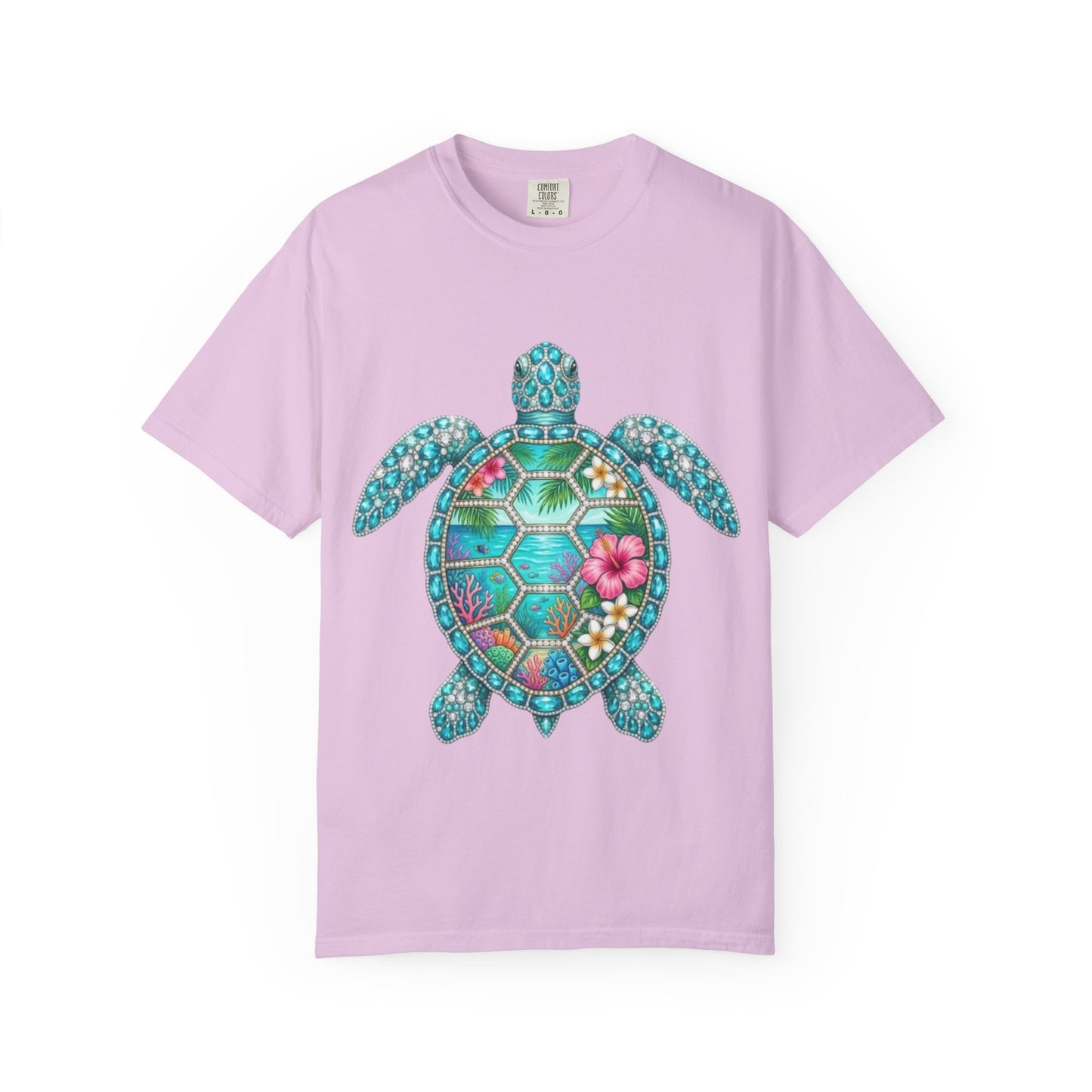 Sea Turtle Floral T-Shirt — Tropical Hawaiian