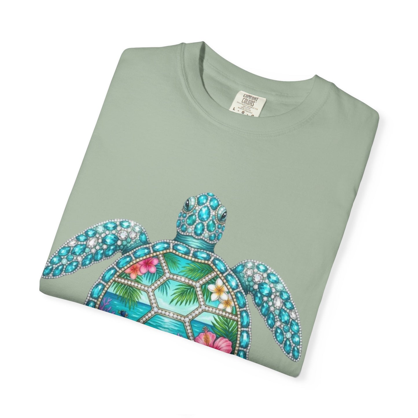 Sea Turtle Floral T-Shirt — Tropical Hawaiian