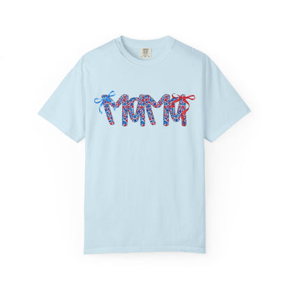 Patriotic Flip-Flop Graphic T-Shirt — Red, White & Blue Summer Tee