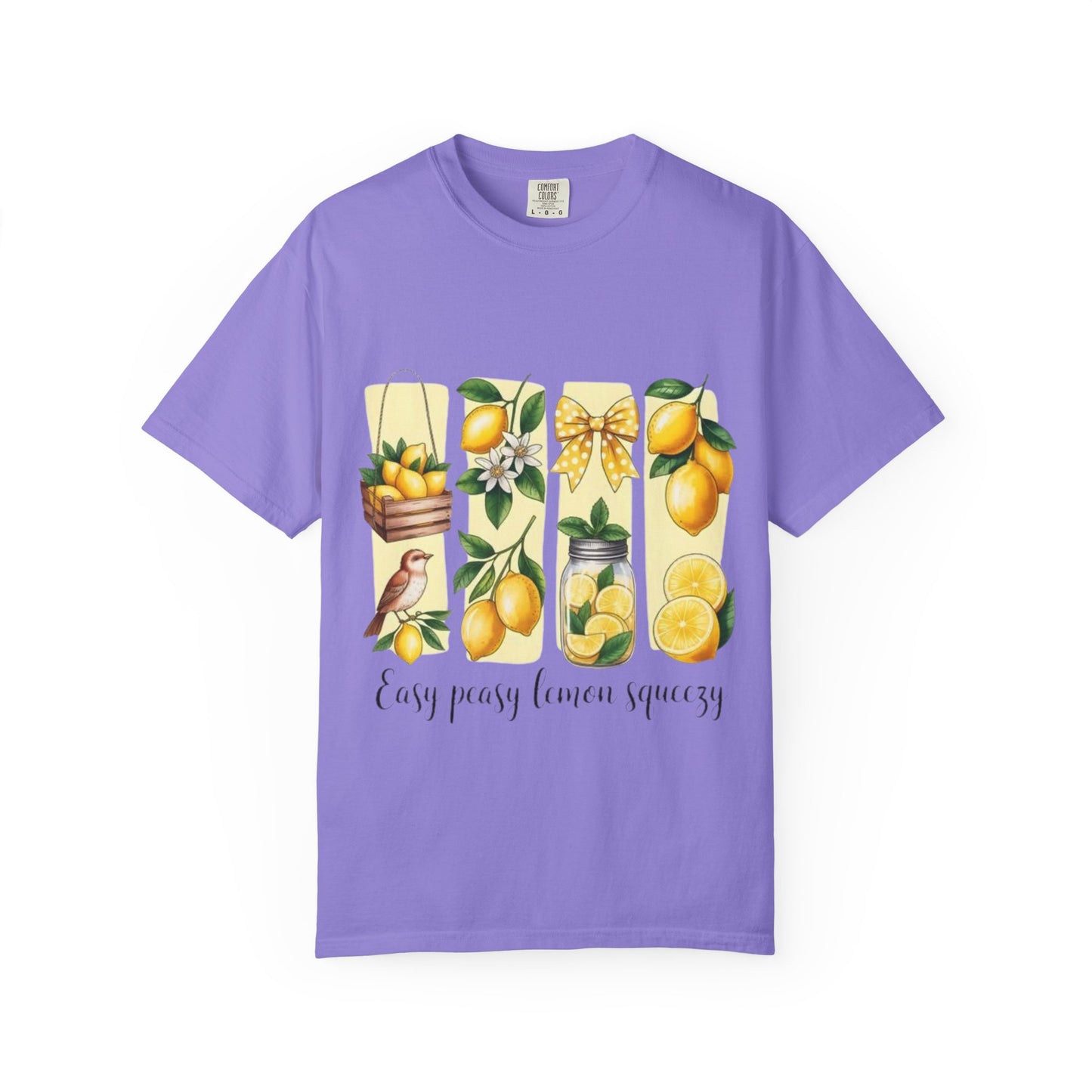 Lemon Garden T-Shirt — "Easy Peasy Lemon Squeezy" Summer Citrus Tee