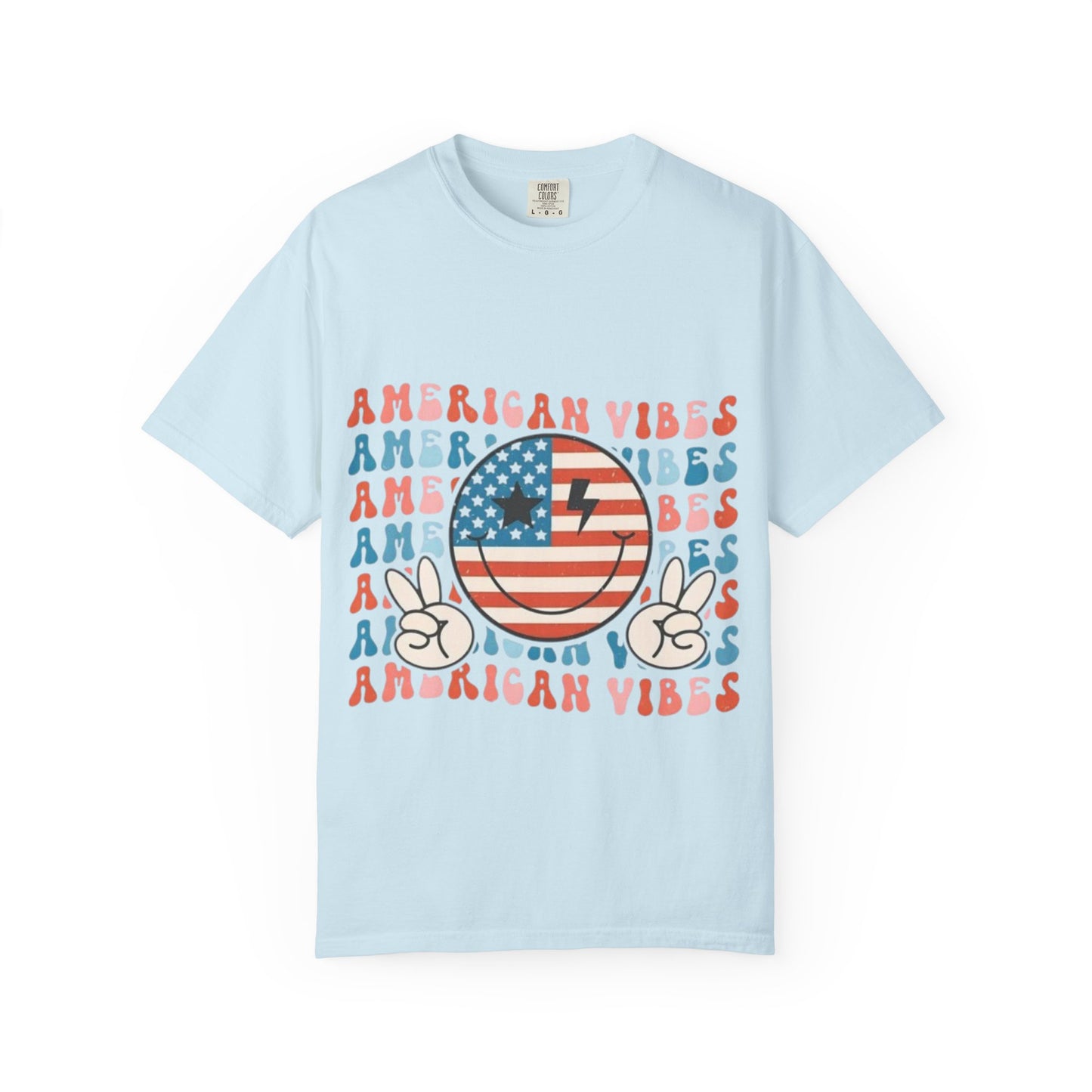 American Vibes Retro Flag T-Shirt