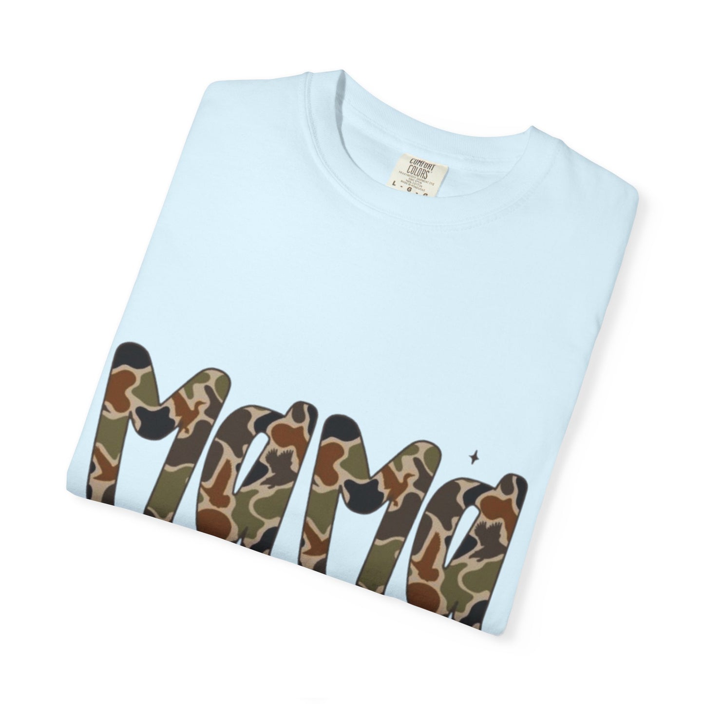 Mama Camo Bow T-Shirt — Military Print Mom Tee for Mother's Day & Everyday