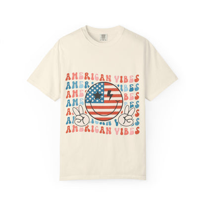 American Vibes Retro Flag T-Shirt