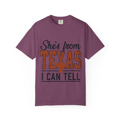 She's From Texas T-Shirt — I Can Tell Graphic Tee
