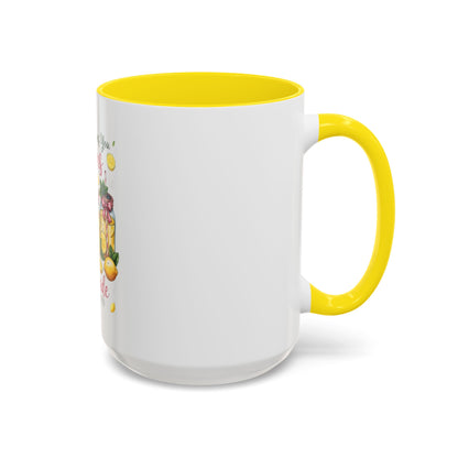 When Life Gives You Lemons Lemonade Accent Coffee Mug – Fresh Squeezed Citrus Gift