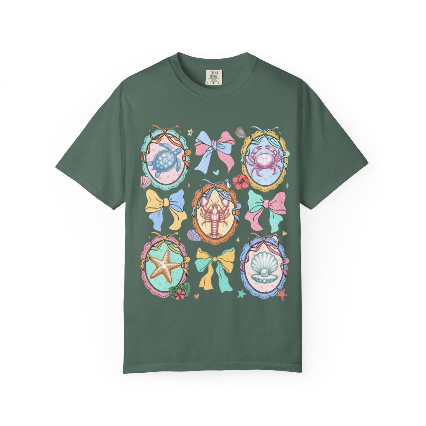 Seashell & Ribbon Graphic T-Shirt