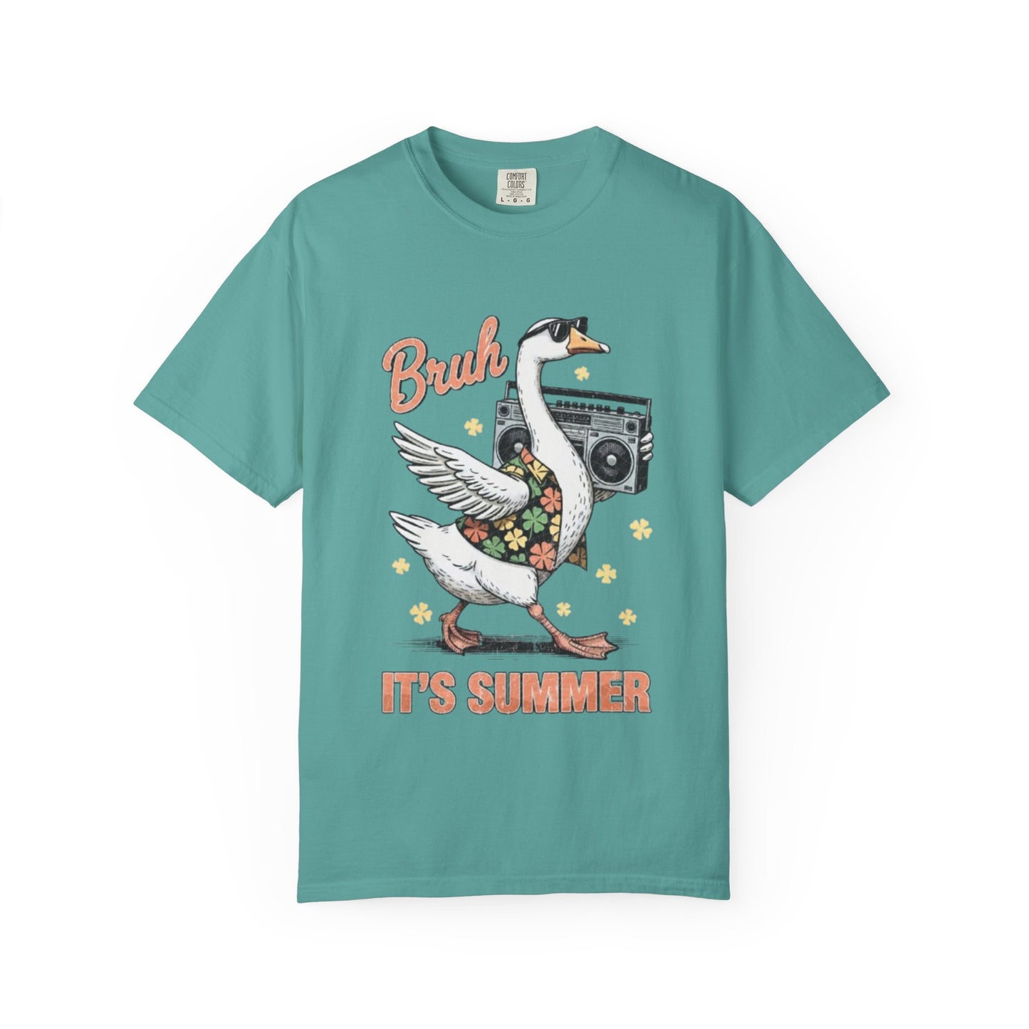 Goose Graphic Tee — "Bruh It’s Summer"