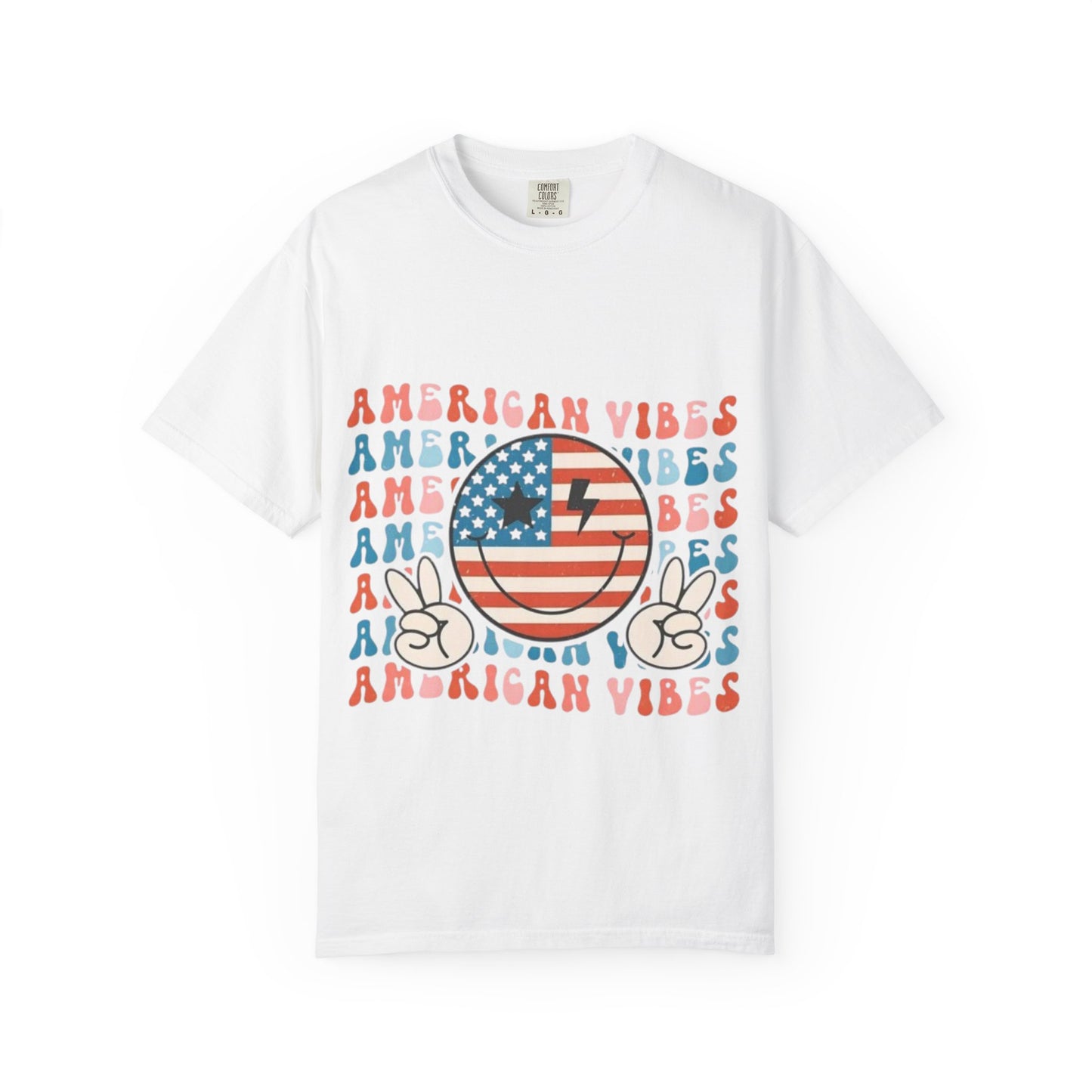 American Vibes Retro Flag T-Shirt