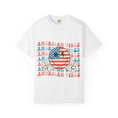 American Vibes Retro Flag T-Shirt