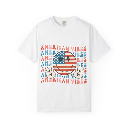 American Vibes Retro Flag T-Shirt