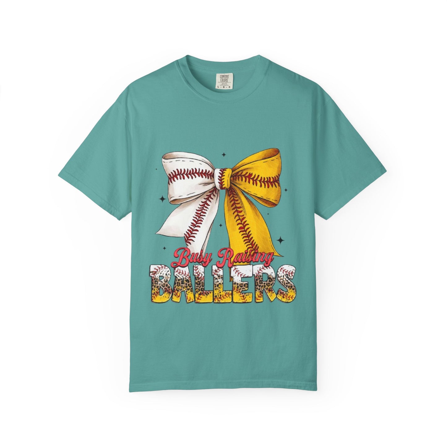 Softball Bow 'Baby Roaring Ballers' Graphic Tee