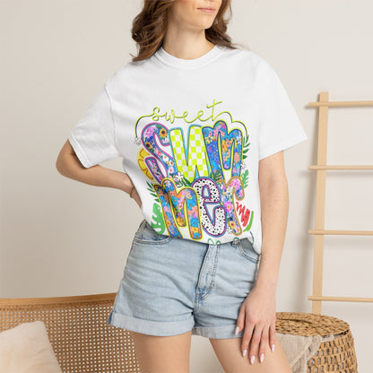 Sweet Summer Time T-Shirt — Colorful Tropical Graphic Tee