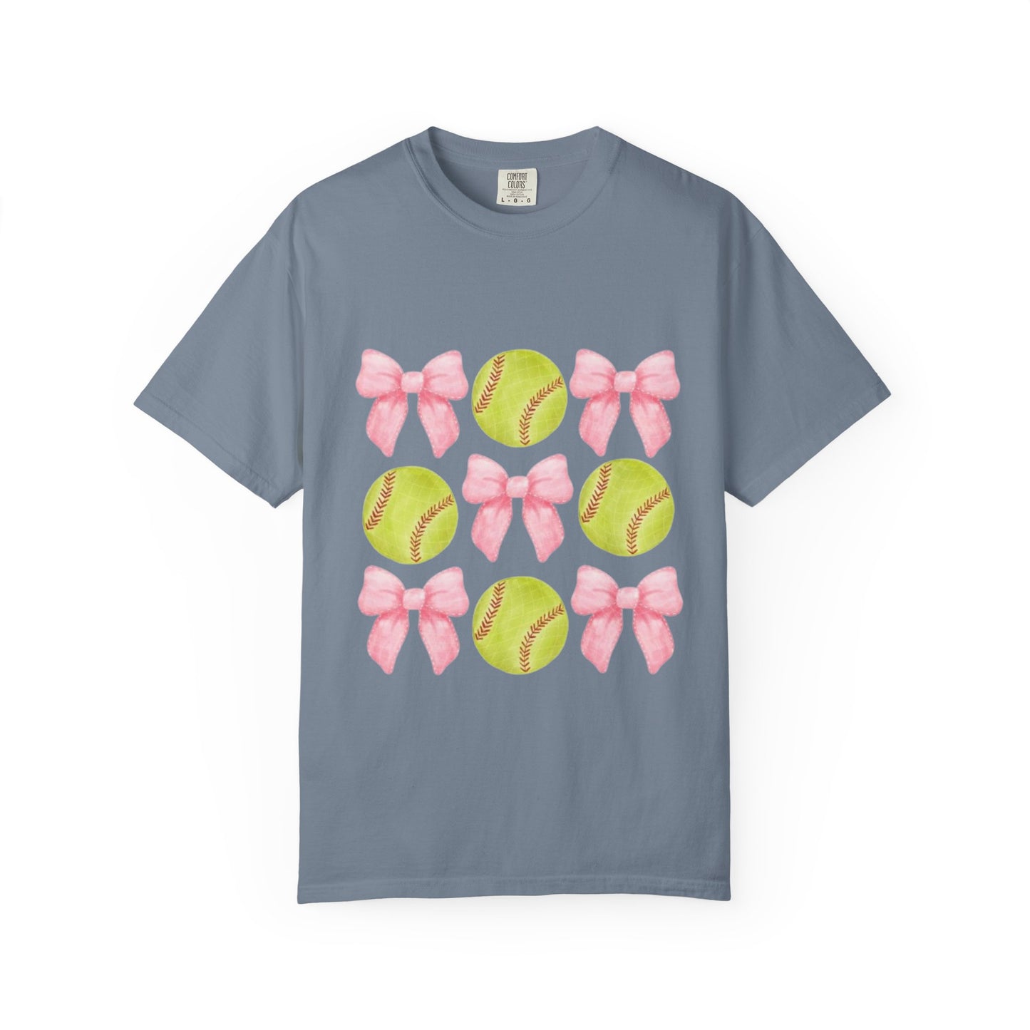 Softball & Pink Bows T-Shirt