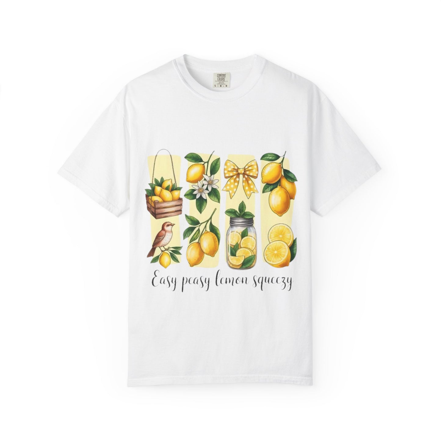 Lemon Garden T-Shirt — "Easy Peasy Lemon Squeezy" Summer Citrus Tee