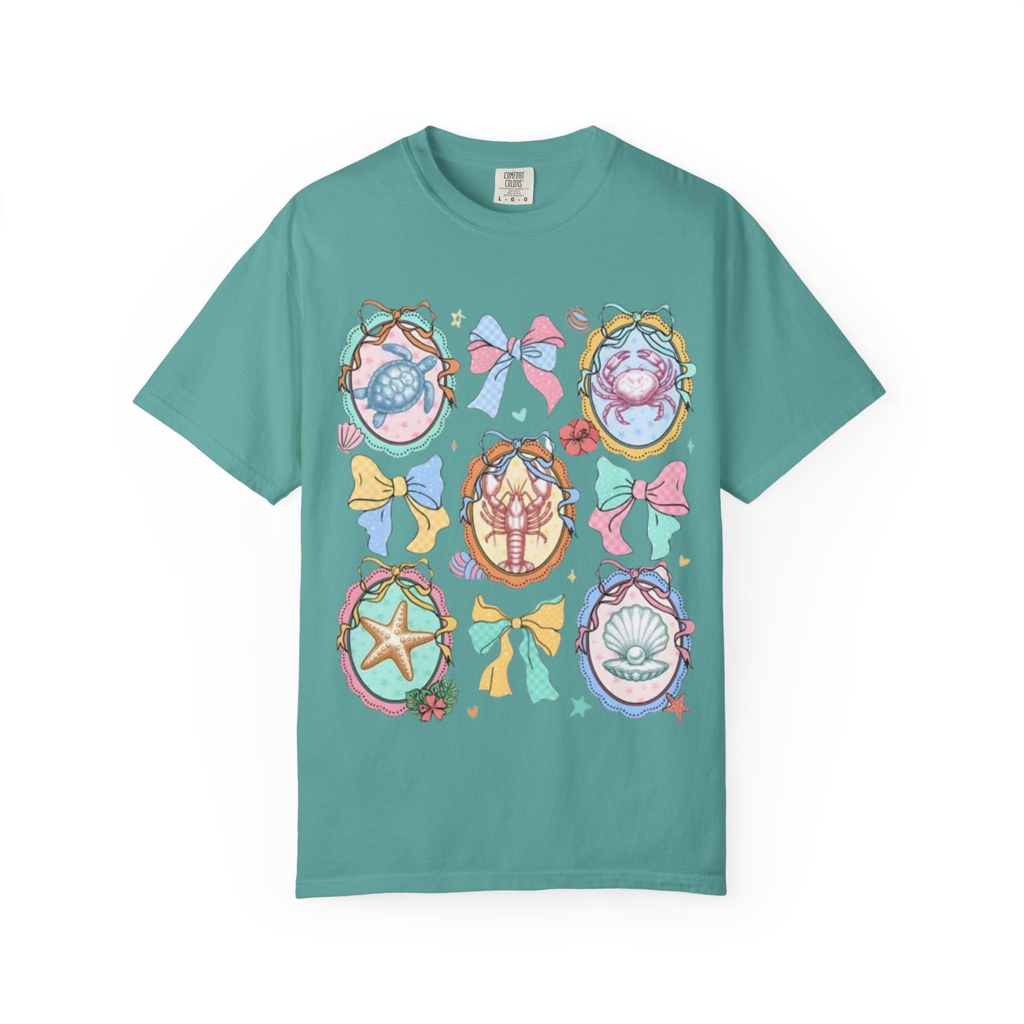 Seashell & Ribbon Graphic T-Shirt