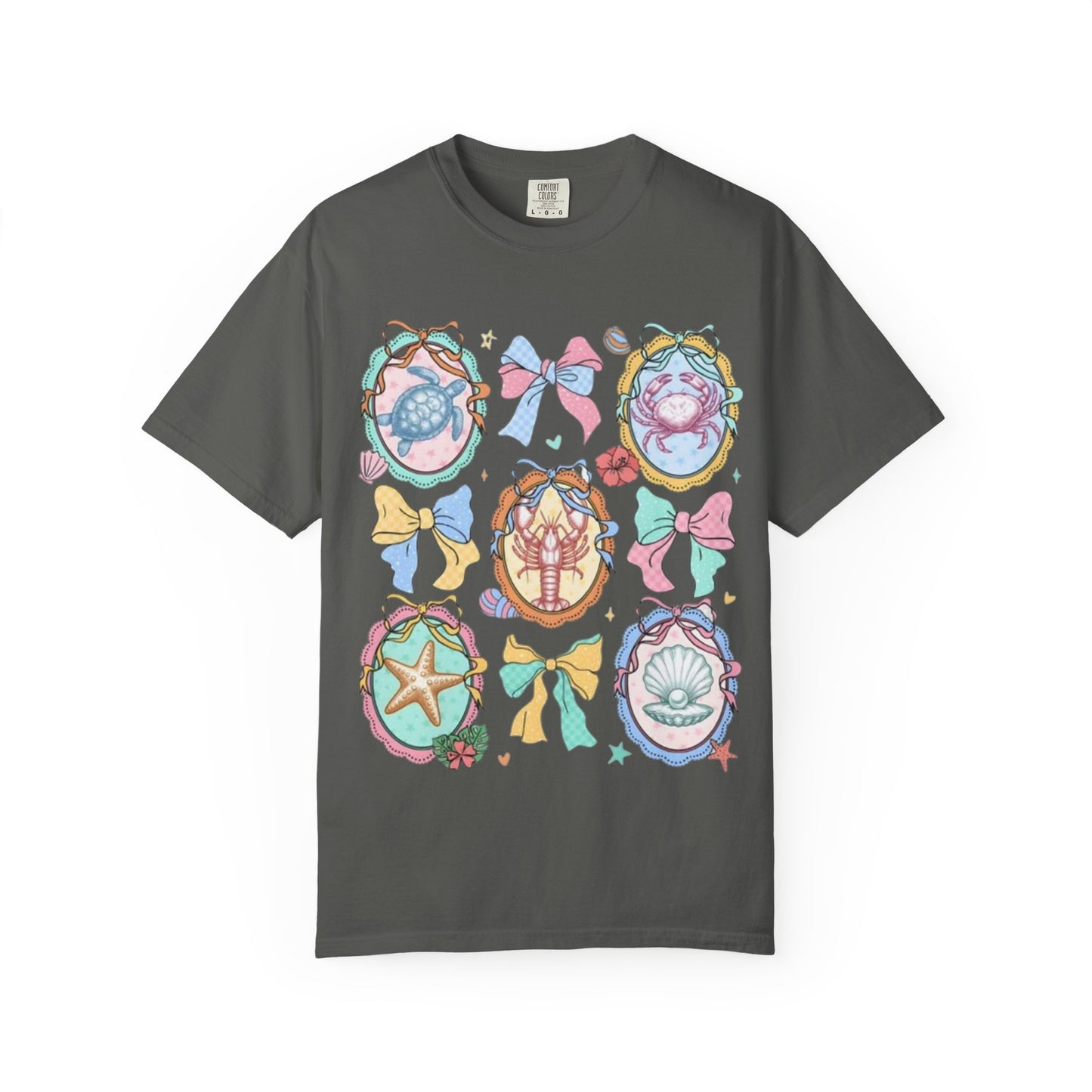 Seashell & Ribbon Graphic T-Shirt