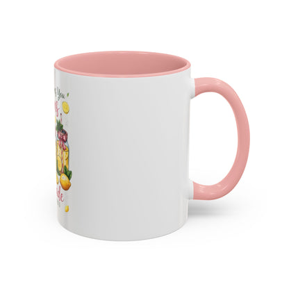 When Life Gives You Lemons Lemonade Accent Coffee Mug – Fresh Squeezed Citrus Gift