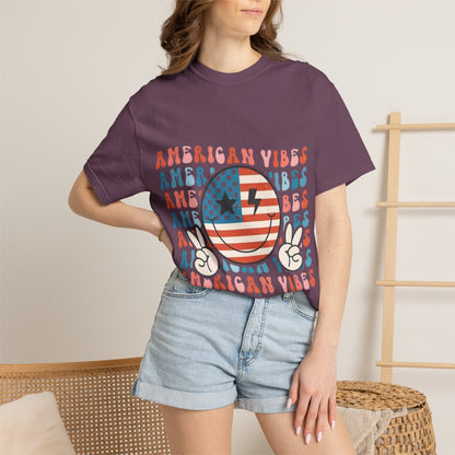 American Vibes Retro Flag T-Shirt