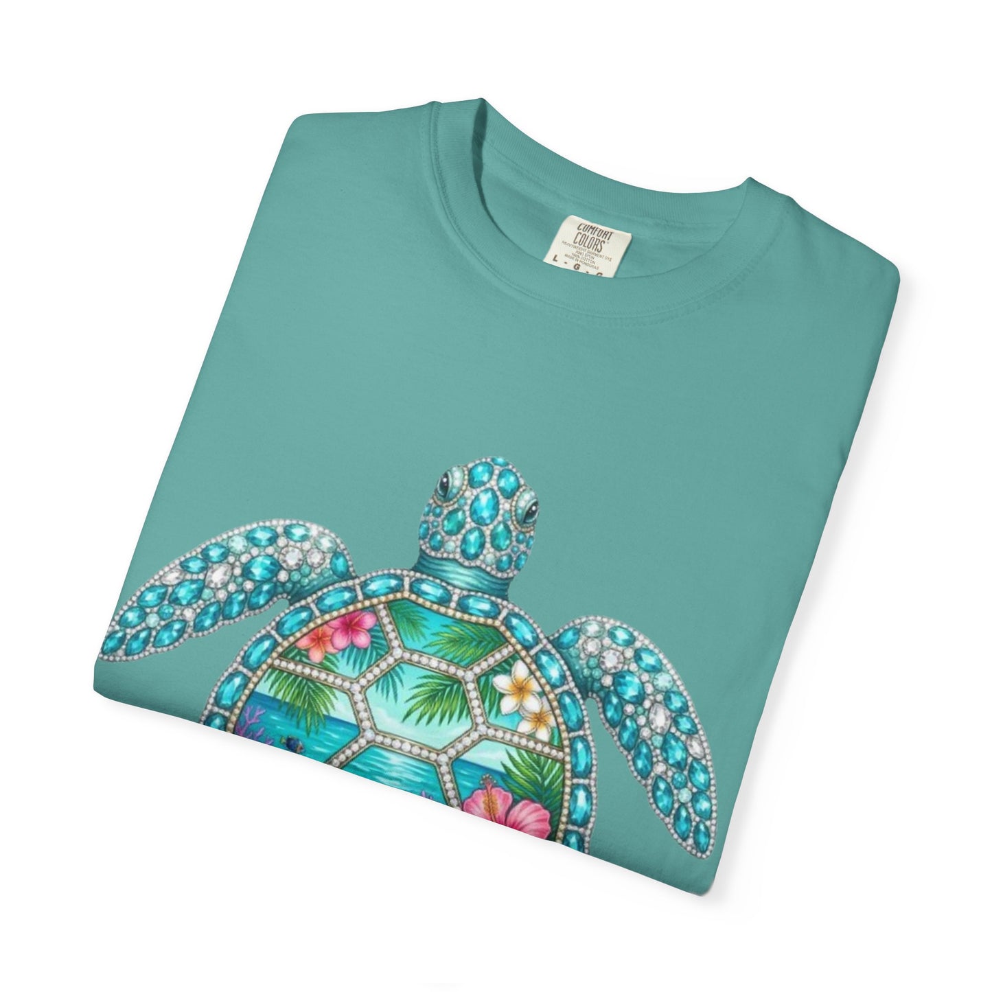 Sea Turtle Floral T-Shirt — Tropical Hawaiian