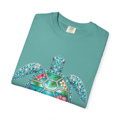 Sea Turtle Floral T-Shirt — Tropical Hawaiian