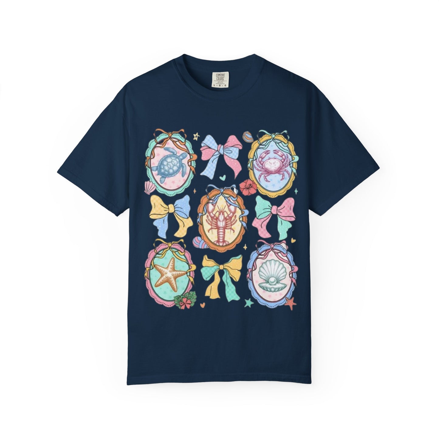 Seashell & Ribbon Graphic T-Shirt